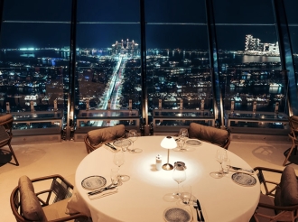 CouCou Dubai: Mediterranean Glamour Meets Sky-High Dining at Palm Tower