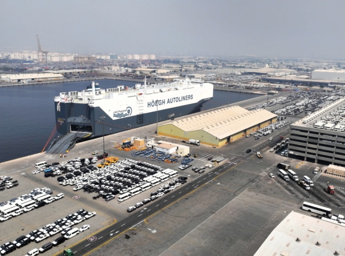 World’s Largest Green Vehicle Carrier Docks at Jebel Ali, Marking Milestone in Sustainable Shipping