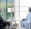 Maktoum bin Mohammed Receives Deutsche Bank Chairman