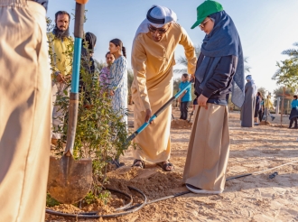 Dubai Officials Join Citywide Tree-Planting Drive
